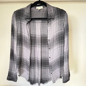 Bella Dahl Plaid Shirt - size XS